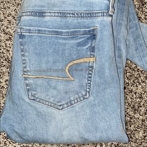 american eagle light aglow jeans